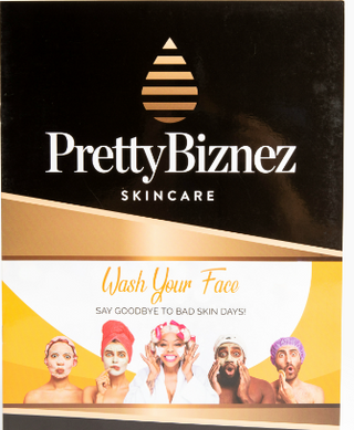 Cover of the Pretty Biznez Selfcare Booklet, your guide to enhanced beauty routines.