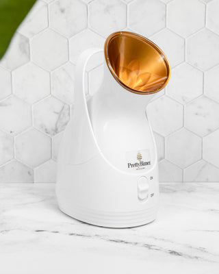Pretty Biznez Facial Steamer for spa-quality deep pore cleansing and enhanced skin hydration.