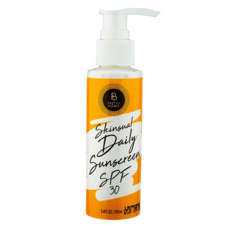 Sunscreen SPF 30 tube for daily skin protection from UV rays.