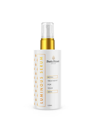 Luminous Lightening Serum 4 oz for fast-acting skin brightening and spot treatment.