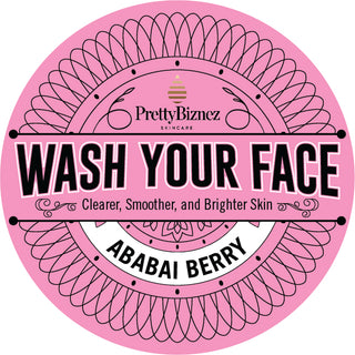 Wash Your Face brightening soap trio: Ababai Berry, Beta Carotene, and Citrus Hybrid, each targeting different skin concerns.