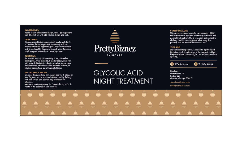 Glycolic Acid Night Treatment Serum 1 oz