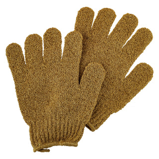 Pair of Skinsual Exfoliating Gloves for effective skin cleansing and exfoliation.