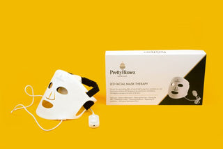 Pretty Biznez Red Light Therapy Device for advanced skin rejuvenation and collagen boosting.